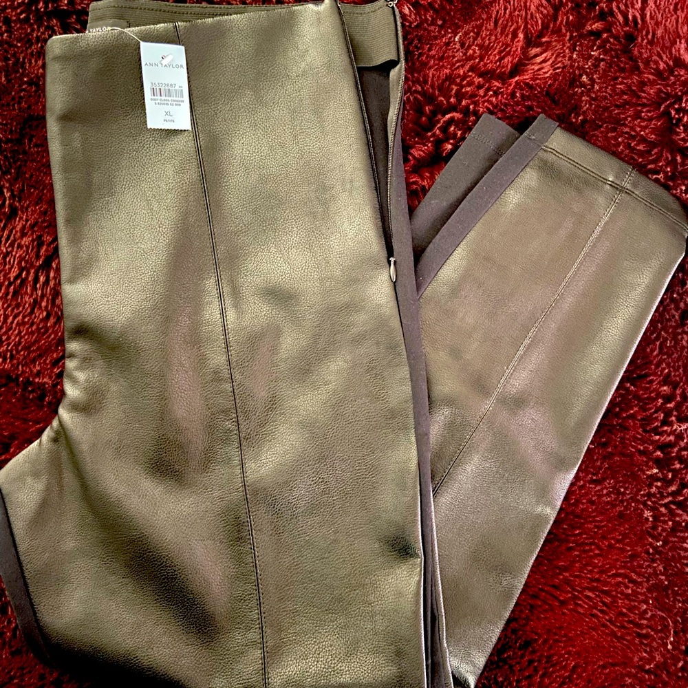 Ann Taylor leather pants